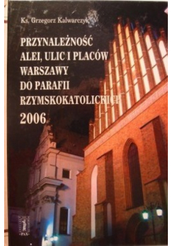 Przynależność alei ulic i placów Warszawy