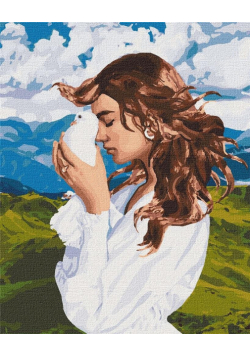 Malowanie po numerach - Dziewczęce myśli 40x50cm