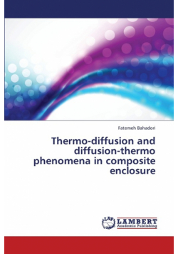 Thermo-Diffusion and Diffusion-Thermo Phenomena in Composite Enclosure