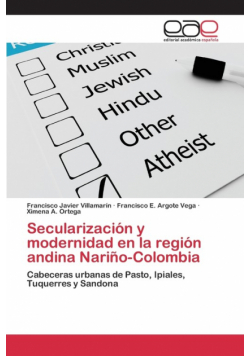 Secularización y modernidad en la región andina Nariño-Colombia