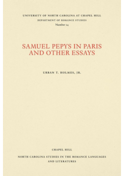 Samuel Pepys in Paris and Other Essays