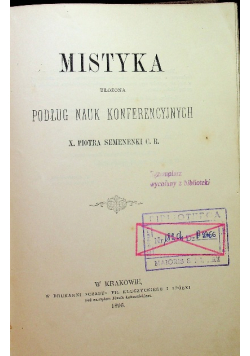 Mistyka 1896 r