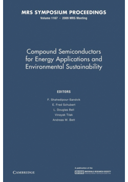 Compound Semiconductors for Energy Applications and Environmental Sustainability