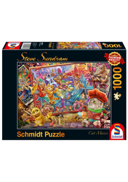 Puzzle PQ 1000 Stave Sundram Muzykalne koty G3