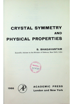 Crystal symmetry and physical properties