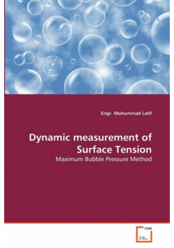 Dynamic measurement of Surface Tension