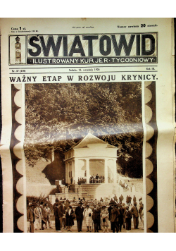 Ilustrowany kurjer tygodniowy Światowid nr 37 1926r