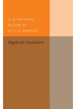 Algebraic Equations