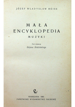 Mała encyklopedia muzyki