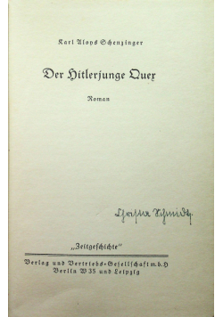 Der Hitlerjunge Duer 1932 r.