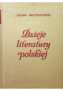 Dzieje literatury Polskiej