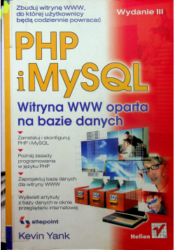 HP i MySQL  Witryna WWW oparta na bazie danych.