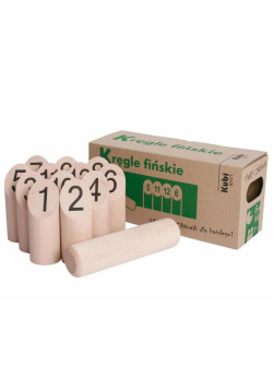 Kręgle fińskie w kartoniku