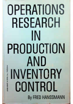 Operations research in production and inventory control