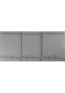 Historia filozofii 3 Tomy od 1 do 3