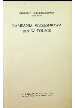 Kampania Wrześniowa 1939 w Polsce