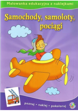 Malowanki edukacyjne  Samochody samoloty
