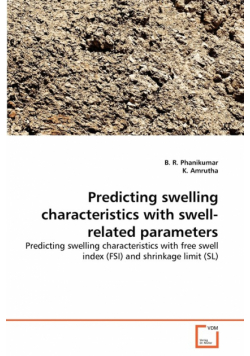 Predicting swelling characteristics with swell-related parameters