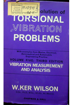 Practical solution of torsional vibration problems