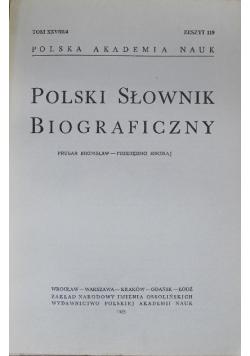 Polski słownik biograficzny tom XXVIII Zeszyt 119