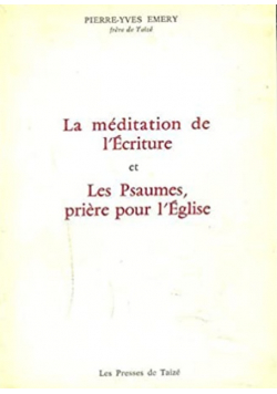 La meditation de l ecriture