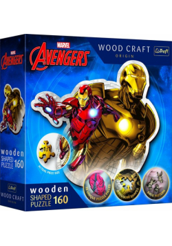 Puzzle drewniane Avengers Odważny Iron Man 160