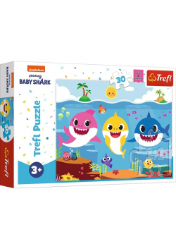 Puzzle 30 Podwodny świat rekinów TREFL