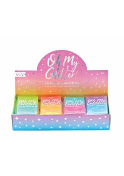 Gumki do ścierania Oh my glitter display (12szt)