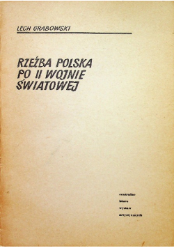 Rzeźba Polska po II wojnie światowej