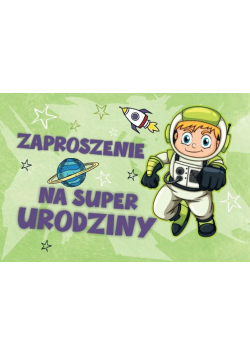 Zaproszenie Urodziny ZA-90 (10szt.)