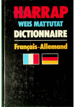 Harrap Weis mattutat dictionnaire