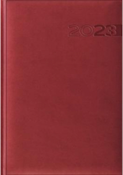 Terminarz Print czerwony A5 r. 2023