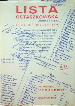 Lista ostaszkowska