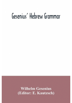 Gesenius' Hebrew grammar