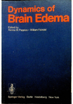 Dynamics of Brain Edema