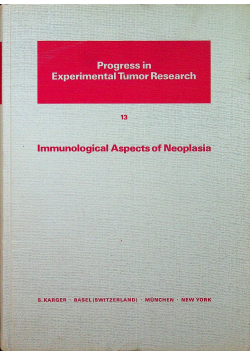 Immunological Aspects of Neoplasia