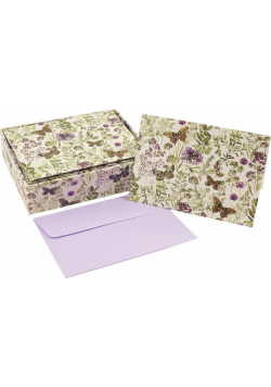 Karnety Mini Motyle Ametystowe