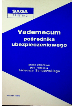 Vademecum pośrednika ubezpieczeniowego