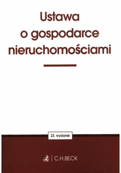 Ustawa o gospodarce nieruchomościami