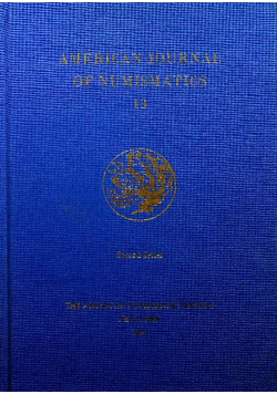 American Journal of Numismatics volume 13