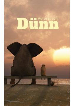 Adressbuch Dünn
