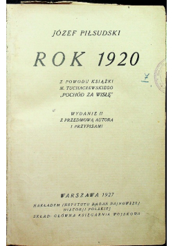 Rok 1920 1927 r