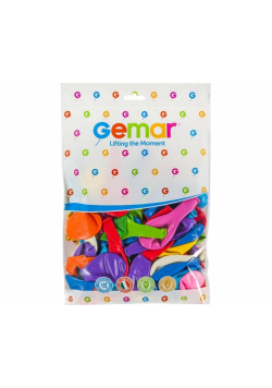 Balony pastelowe różnokolorowe MIX 23cm 100szt.