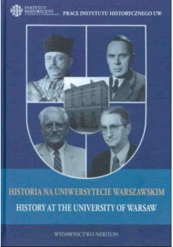 Historia na Uniwersytecie Warszawskim