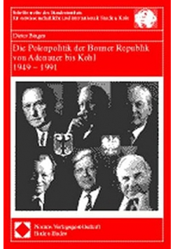 Die Polenpolitik der Bonner Republik von Adenauer bis Kohl 1949 do 1991