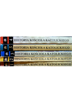 Historia kościoła Katolickiego 5 tomów
