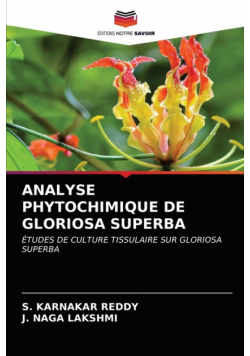 Analyse Phytochimique De Gloriosa Superba