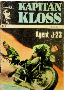 Kapitan Kloss Nr 1 / 83 Agent J 23