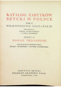 Katalog zabytków sztuki w Polsce tom 5 zeszyt 18