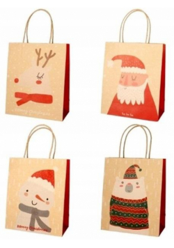 Torba prezentowa 21x25,5x10cm papier brown craft